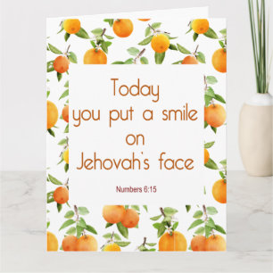 JW Baptism Gifts - Ruth 2:12 Greeting Card