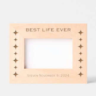 JW Baptism Keepsake Engraved Picture Frame