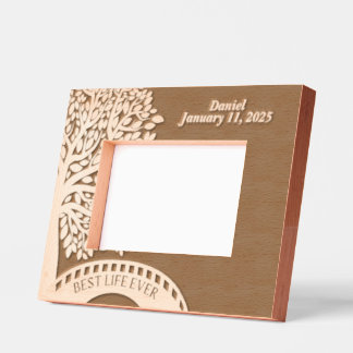 JW Baptism Personalised Keepsake Gift Etched Frames