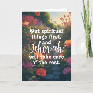 JW Card for Jehovah's Witnesses JW Greeting Card
