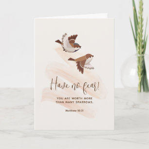 JW Card, Matthew 10:31 JW Greeting Card