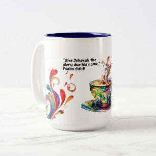 JW Coffee Lover Mug with 2025 Year Text
