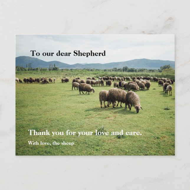 JW elders appreciation  Postcard (Front)