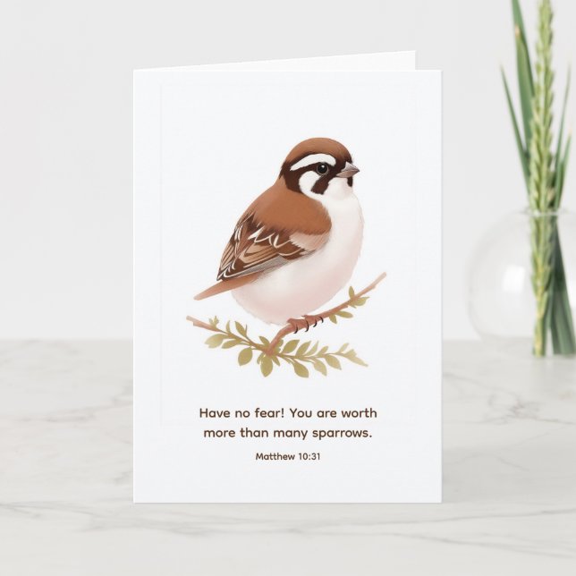 JW Encouraging Card | JW Folded Greeting Card (Front)