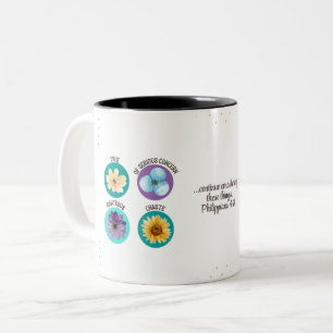 JW Floral Coffee Cup Philippians 4:8