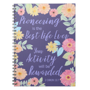 JW Gift Pioneering is the Best Life Ever Notebook