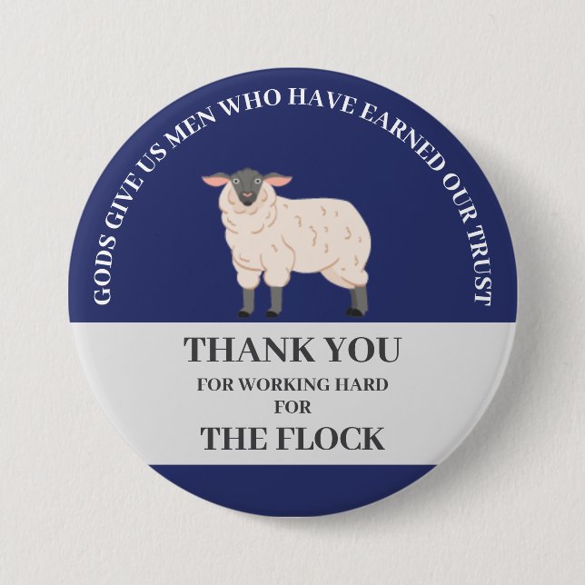 Jw Gifts Elders "Gifts in Men"  7.5 Cm Round Badge (Front)