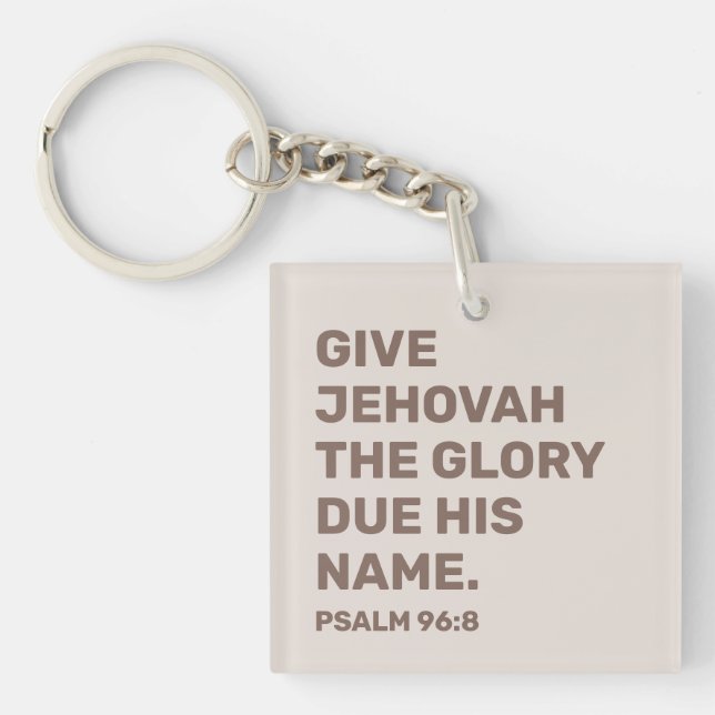 JW Keepsake 2025 Yeartext | JW  Key Ring (Front)