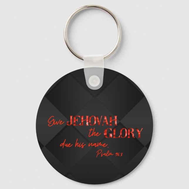 JW Keychain for Brothers 2025 Year Text (Front)