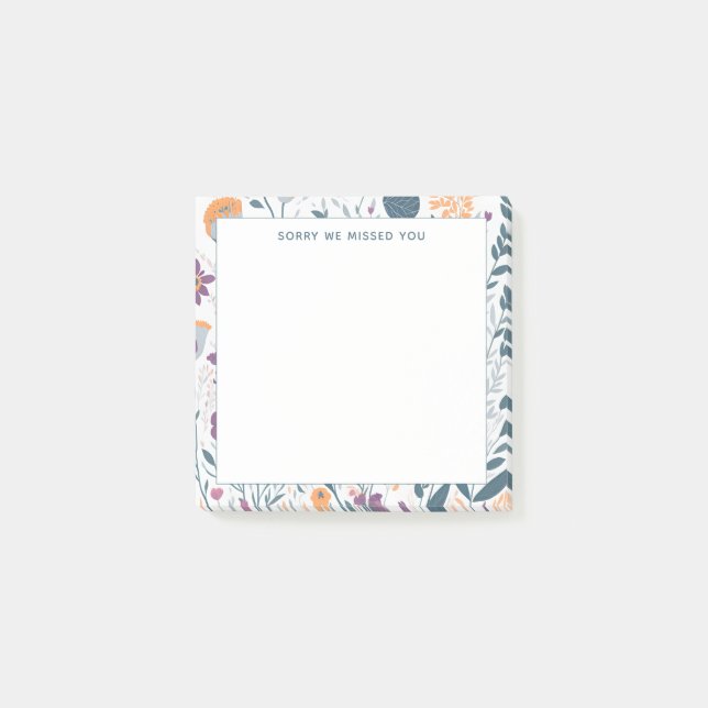 JW Ministry Supplies Sorry We Missed You | JW Post-it Notes (Front)