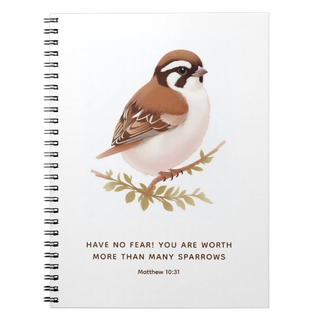 JW Notebook with Encouraging Scripture (Front)