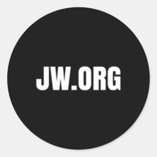 Jw Org Jehovah'S Witnesses Classic Round Sticker