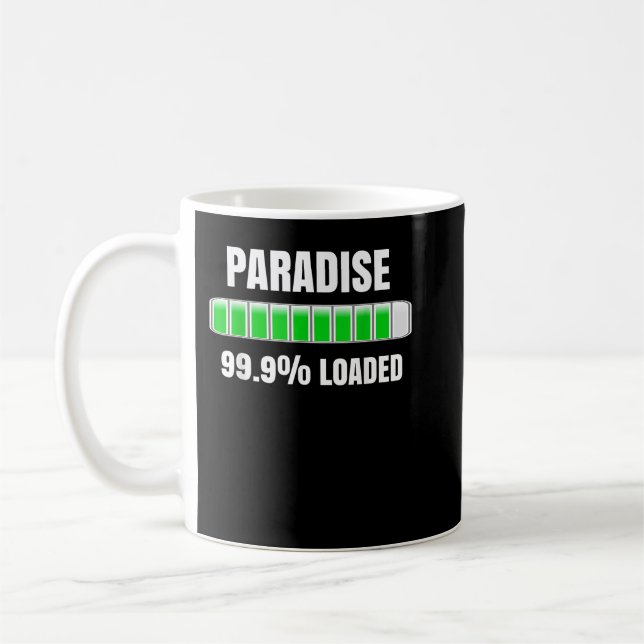 JW Org Jehovah's Witnesses Gift Paradise Loading Coffee Mug (Left)
