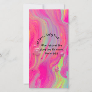 JW Pink Phone Wallpaper with 2025 Year Text Card