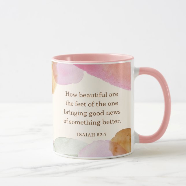 JW Pioneer Gift, Isaiah 52:7 | JW  Mug (Right)