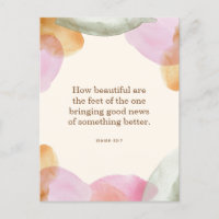 JW Pioneer Gift, Isaiah 52:7 | JW Postcard