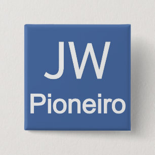 JW Pioneiro 15 Cm Square Badge