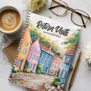 JW Return Visits Notes And Details Spiral Notebook