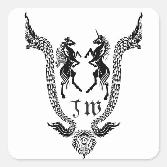 JW Thailand Buddha Square Sticker (Front)