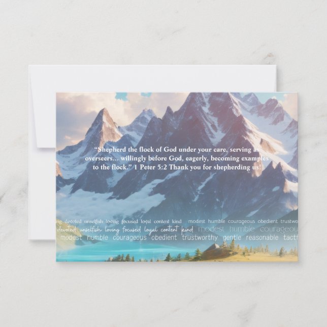 JW Thank You for Shepherding Us Elders Card (Front)