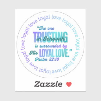 JW "The one Trusting in Jehovah" Ps. 32:10