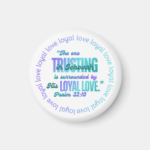 JW "The one Trusting in Jehovah" Ps. 32:10 Magnet