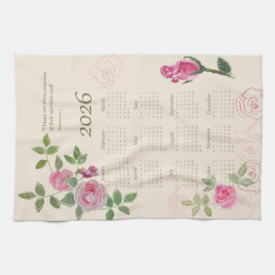 JW year text Matthew 5:3 calendar customize Tea Towel