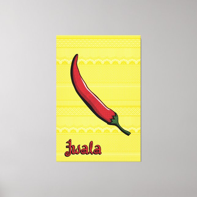 Jwala Chilli Pepper Canvas Art (Front)