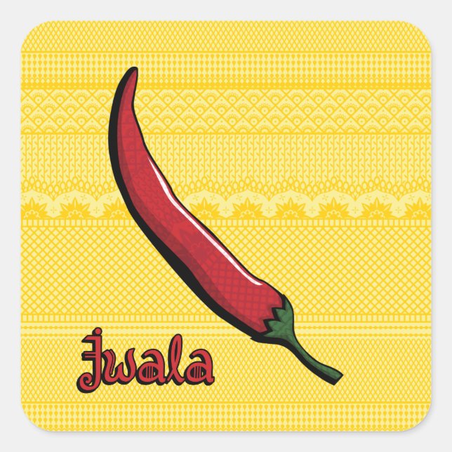 Jwala Chilli Pepper Sticker (Front)