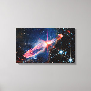JWST Herbig-Haro 46/47 Actively Forming Stars Canvas Print