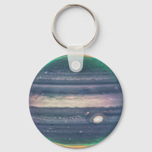 JWST Image of Planet Jupiter in Infrared Key Ring