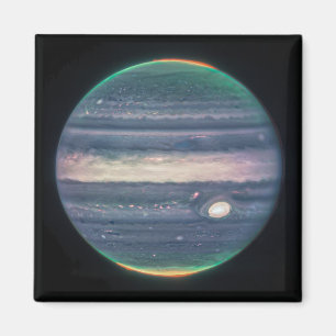 JWST Image of Planet Jupiter in Infrared Magnet