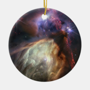 JWST Image of Rho Ophiuchi Stars Ceramic Tree Decoration