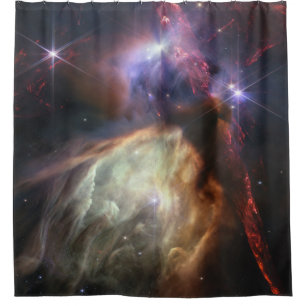 JWST Image of Rho Ophiuchi Stars Shower Curtain
