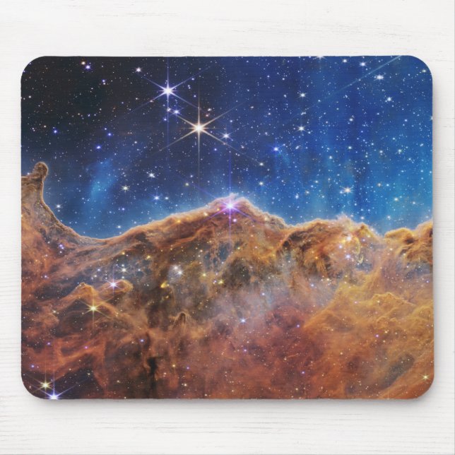 JWST James Webb Space Telescope Cosmic Cliffs Mouse Mat (Front)