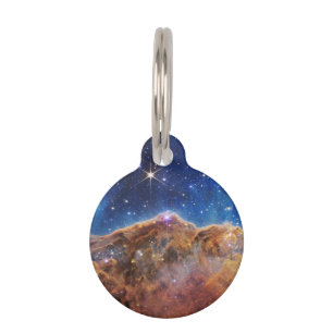 JWST James Webb Space Telescope Cosmic Cliffs Pet Tag