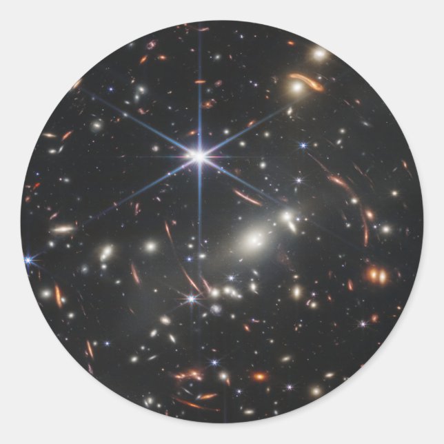 JWST James Webb Space Telescope First Image Classic Round Sticker (Front)