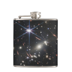 JWST James Webb Space Telescope First Images Card Hip Flask