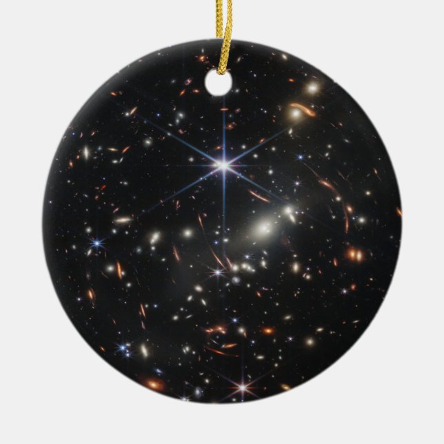 JWST James Webb Space Telescope First Images Ceramic Tree Decoration (Front)