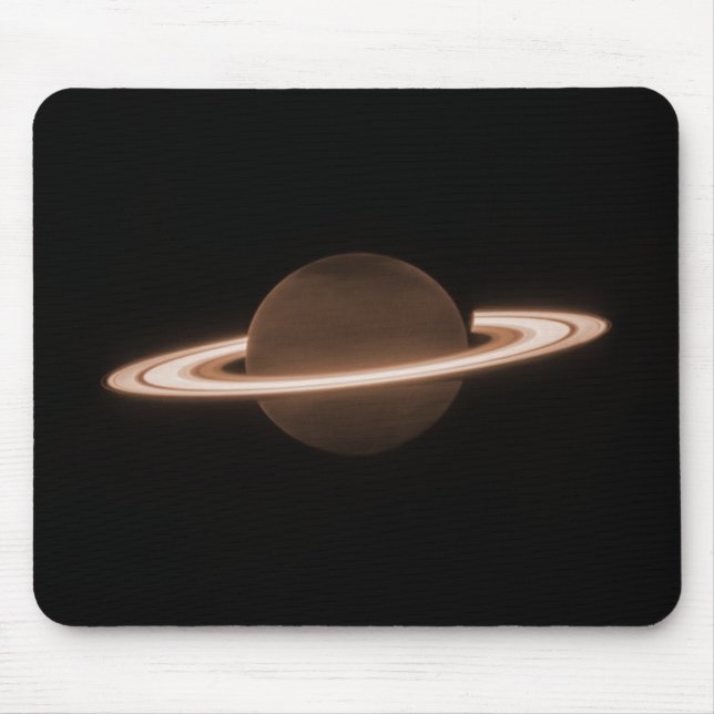 JWST James Webb Space Telescope Saturn Infrared Mouse Mat (Front)