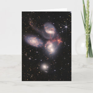 JWST James Webb Space Telescope Stephan’s Quintet Card