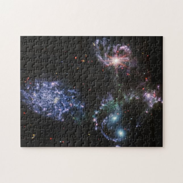JWST James Webb Space Telescope Stephan’s Quintet Jigsaw Puzzle (Horizontal)