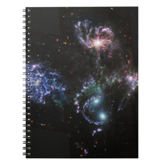 JWST James Webb Space Telescope Stephan’s Quintet Notebook (Front)