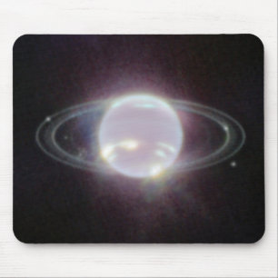JWST Rings of Planet Neptune Mouse Mat