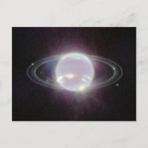 JWST Rings of Planet Neptune Postcard