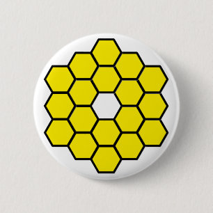 JWST Tricontagon Button