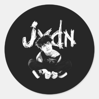 Jxdn Sitting Classic Round Sticker