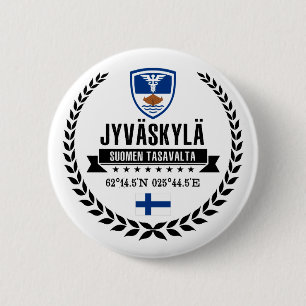 Jyväskylä 6 Cm Round Badge