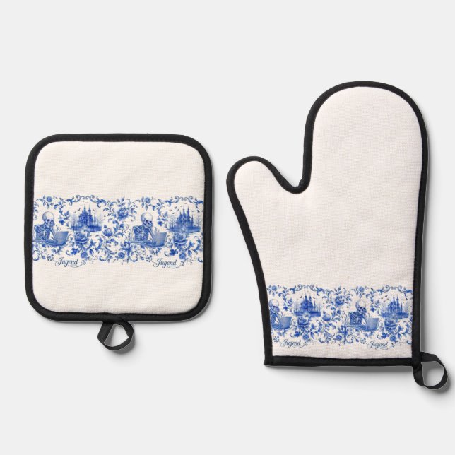 K01 OVEN MITT & POT HOLDER SET (Front)