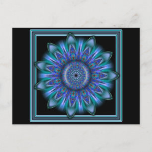 K111 Blue Burst Postcard